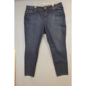 Woman's Torrid Plus size dark washed denim jeans size 26 Tall